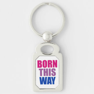 Porte-clés Fièrement Bisexuel Bisexuel Fierté LGBTQ Né Comme