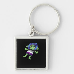 Porte-clés Fierté asexuée Goblincore Gobelin Classique