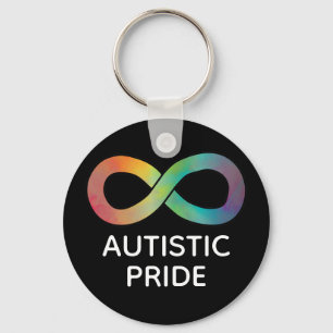 Porte-clés Fierté autistique Neurodiversité Acceptation