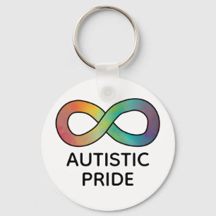 Porte-clés Fierté autistique Neurodiversité Acceptation