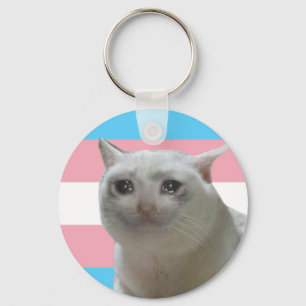 Porte-clés Fierté trans Crybaby