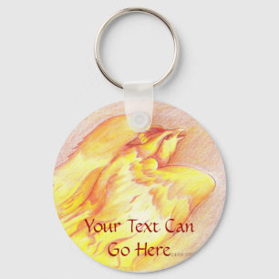 Porte-clés Fiery Phoenix Keychain