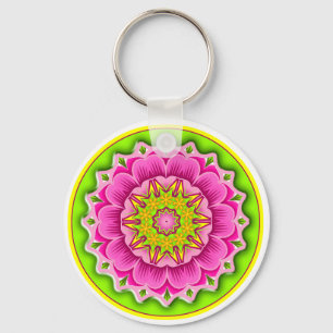 Porte-clés Fiesta Flower Round