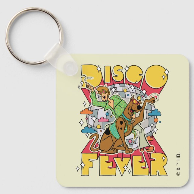 Porte-clés Fièvre de Disco avec Scooby et Shaggy (Recto)