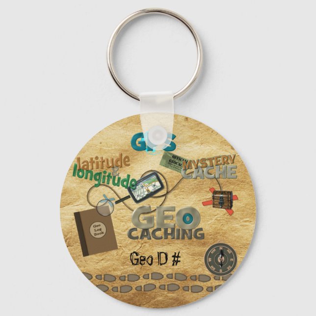 Porte-clés Fièvre géocache - Personnaliser (Recto)