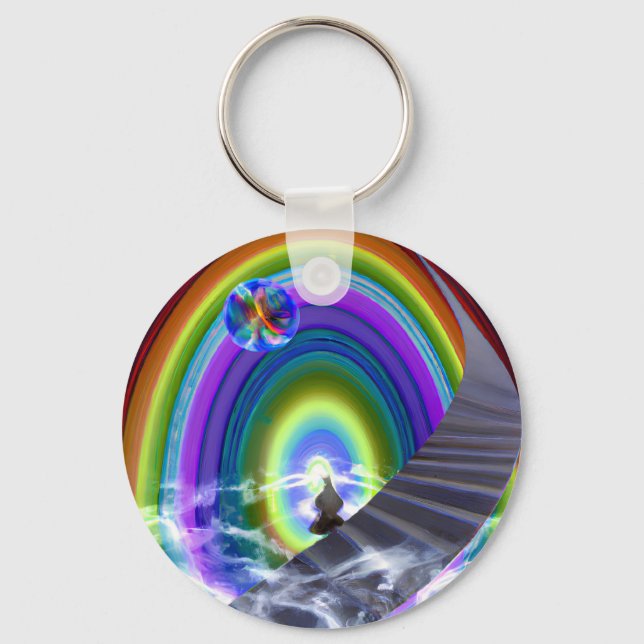 Porte-clés Figure de mystère au Stargate interdimensionnel (Recto)