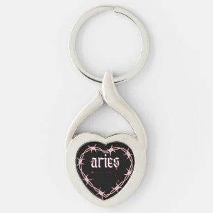 Porte-clés Fil Blind'Aries Constellation Gothique esthétique