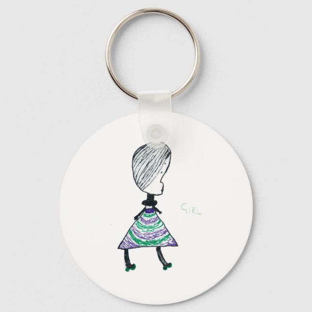Porte-clés Fille (Recto)