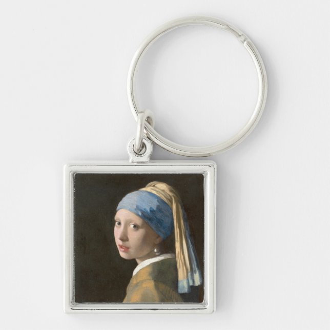 Porte-clés Fille avec une perle d'oreille-Johannes Vermeer Ar (Devant)