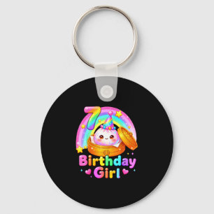 Porte-clés fille de 7 ans anniversaire dumpling kawaii pastel