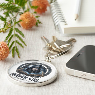 Porte-clés fille de l'ombre