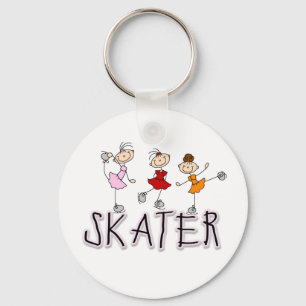 Porte-clés Fille de patineur