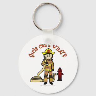 Porte-clés Fille des pompiers