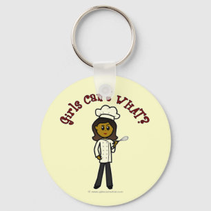 Porte-clés Fille du chef noir
