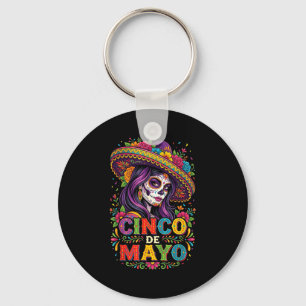 Porte-clés Fille du cinq mai fiesta mexicaine 5 mai femmesC