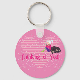 Porte-clés Fille Être amoureuse