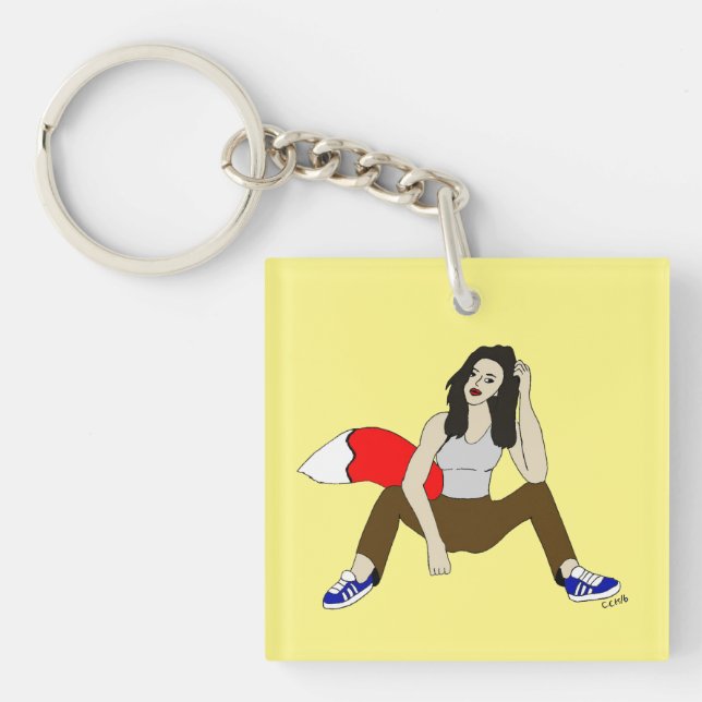 Porte-clés fille foy (Devant)