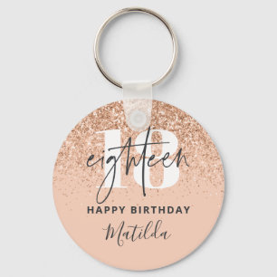 Porte-clés Fille parties scintillant scintille moderne 18ème 