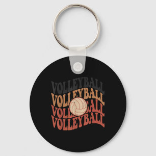 Porte-clés Fille Volleyball T Chemise Ado Femmes Maman mignon