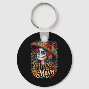 Porte-clés Filles femmes mexicaines fiesta 5 mai