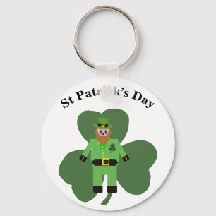 Porte-clés Filles Jour de la Saint Patrick Leprechaun