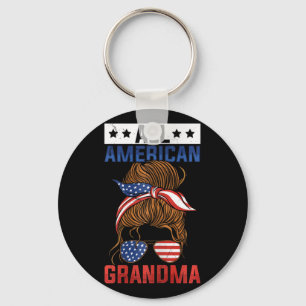 Porte-clés Filles Toutes Grandma Américaine 4 juillet