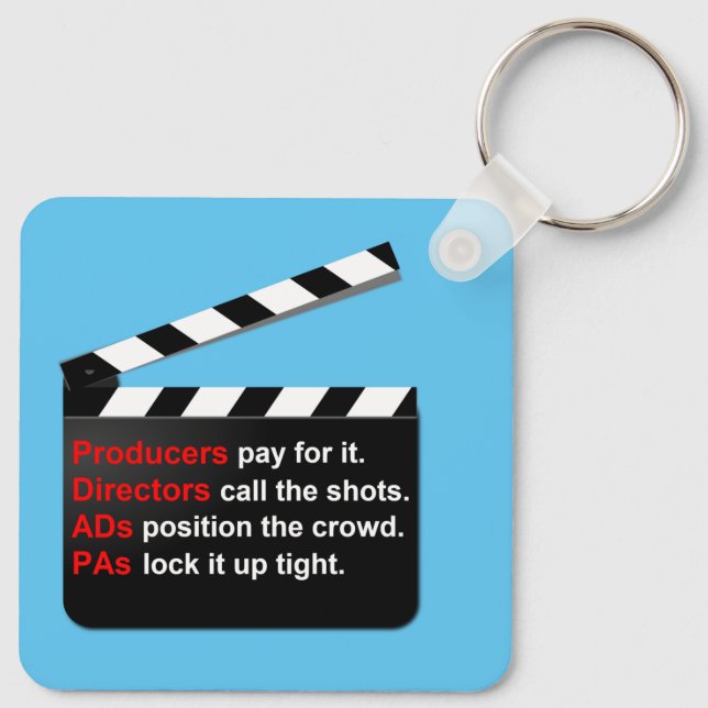Porte-clés Film Crew Produce a great movie (Dos)