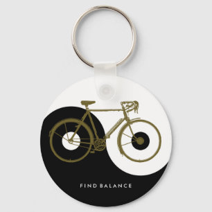 Porte-clés FIND BALANCE / yin yang bicycle
