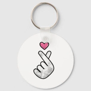 Porte-clés Finger heart