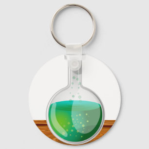 Porte-clés Fiole de laboratoire