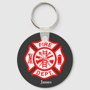 Porte-clés Firefighter Symbol Fireman Logo