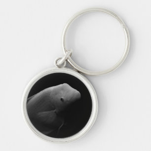 Porte-clés Fish in Tank - Black and White Art Photograph