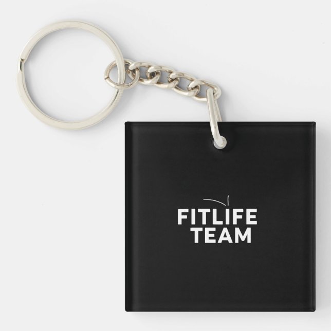 Porte-clés FITLIFETEAM  Motivation Tee (Devant)
