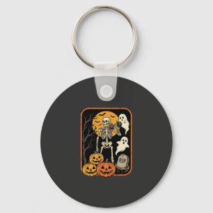 Porte-clés Fitness Halloween squelette fantôme citrouille Wor