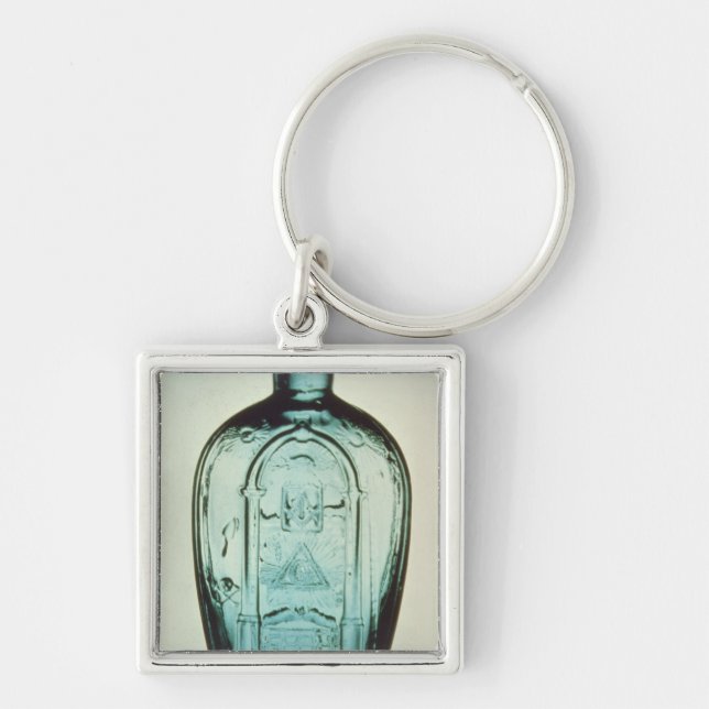Porte-clés flacon maçonnique Moule-soufflé (Devant)