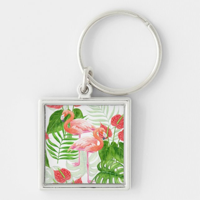 Porte-clés Flamant rose (Devant)