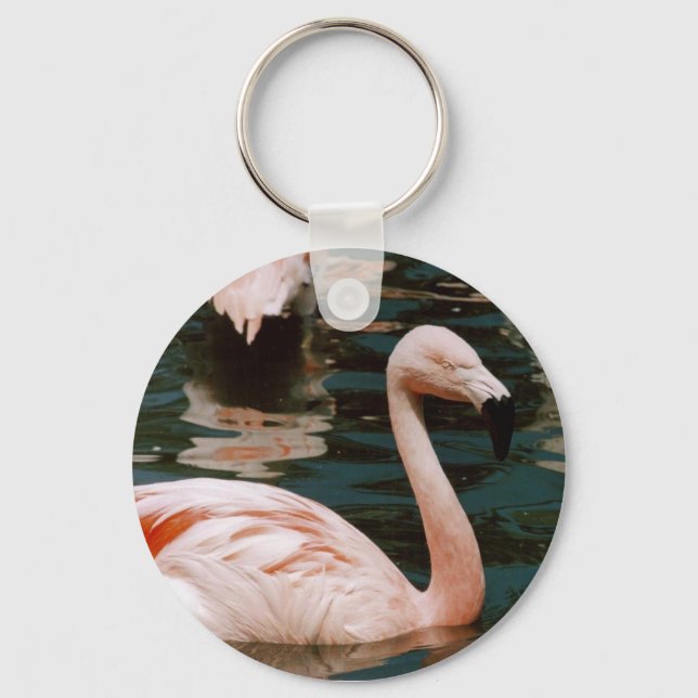 Porte-clés Flamant rose (Recto)