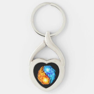 Porte-clés Flames jumelles