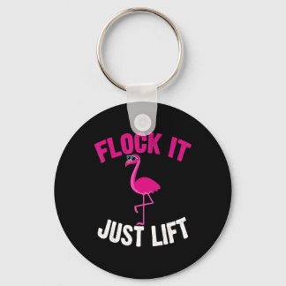 Porte-clés Flamingo | Flamingo Weightlifting