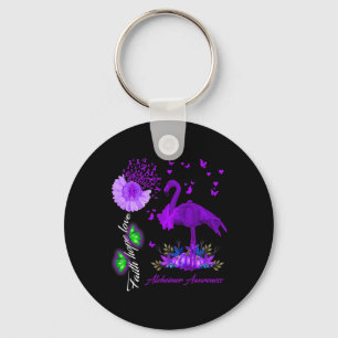 Porte-clés Flamingo Foi Espoir Amour Heimerheimer Sensibilisa