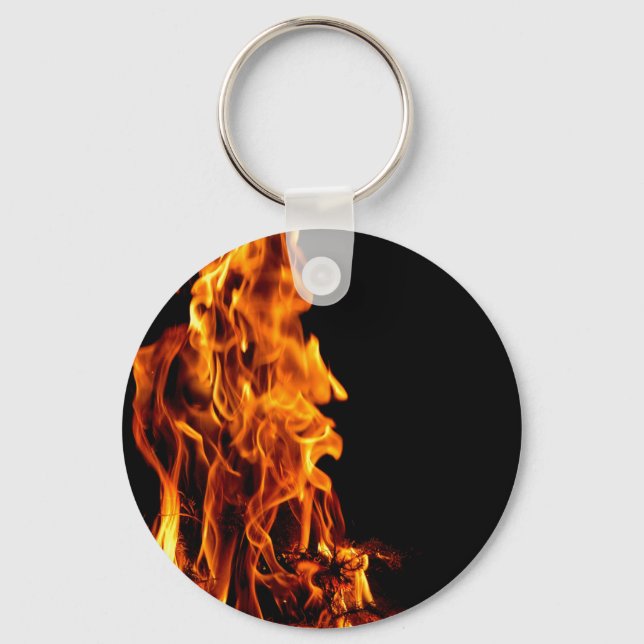 Porte-clés Flamme orange (Recto)