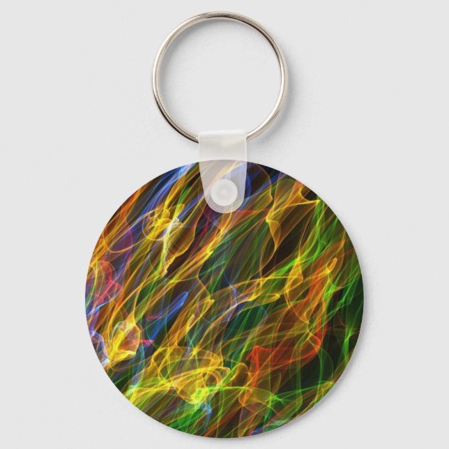 Porte-clés Flammes colorées (Recto)