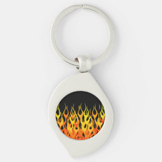 Porte-clés Flammes de emballage chaudes graphiques