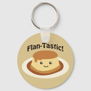Porte-clés Flantastic! Cute flan