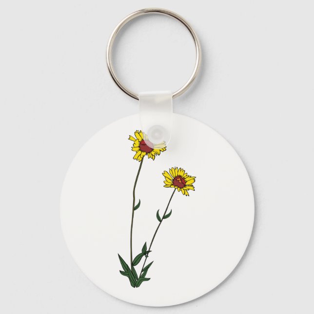 Porte-clés Fleur (Recto)