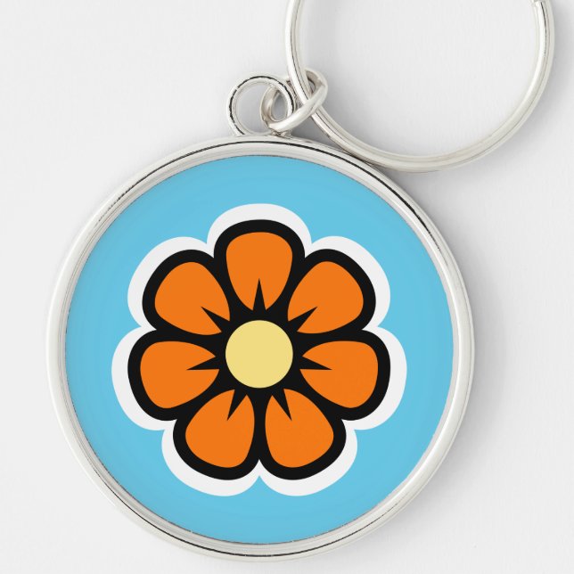 Porte-clés Fleur (Devant)