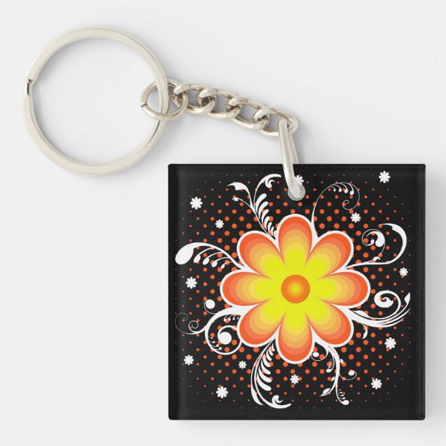 Porte-clés Fleur (Devant)