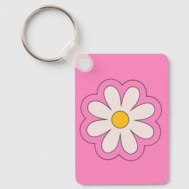 Porte-clés Fleur (Recto)
