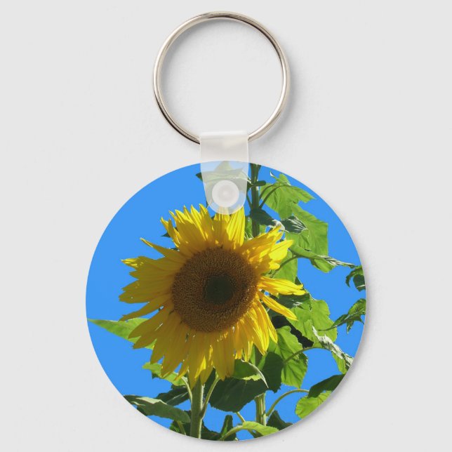 Porte-clés - Fleur au soleil (Recto)