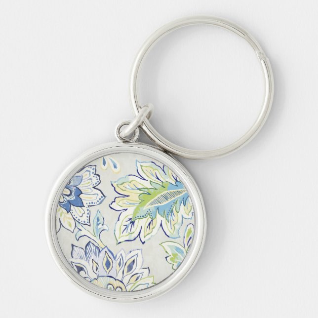 Porte-clés Fleur bleue de Bohème (Devant)